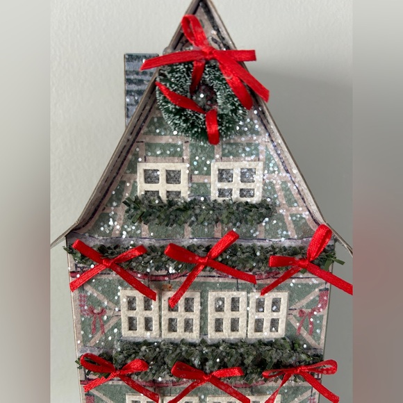 EUC George & Viv for Anthropologie Light-up Holiday Village House - Picture 2 of 5